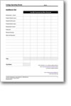 Scholarship Tally Sheet